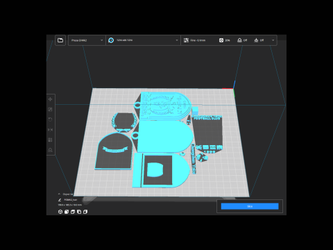 CSL Changchun Yatai Keychain Shield color printable 3D 打印模型