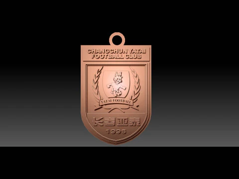 CSL Changchun Yatai Keychain Shield color printable 3D Print Model