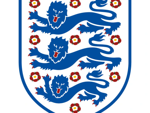 England national football team Keychain Shield color printable and renderable 3D Print Model