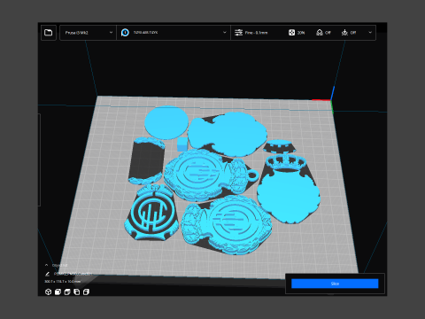 La Liga Real Mallorca Keychain Shield color printable and renderable Modèles 3D en vedette