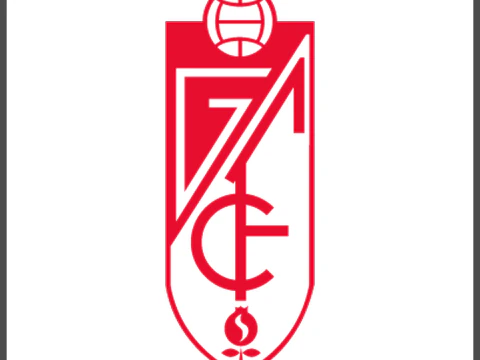 La Liga Granada Keychain Shield color printable and renderable 3D Print Model