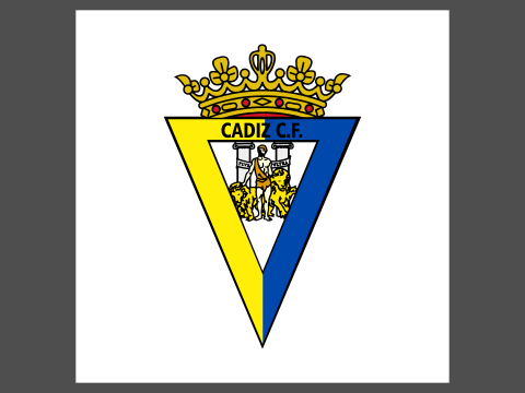 La Liga Cdiz CF Keychain Shield color printable and renderable 3Dプリントモデル