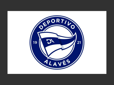 La Liga Alaves Keychain Shield color printable and renderable 3D printmodel