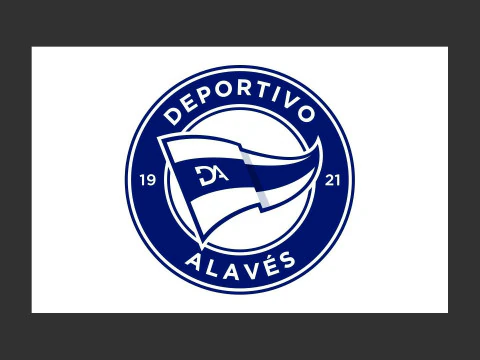 La Liga Alaves Keychain Shield color printable and renderable 3D Print Model