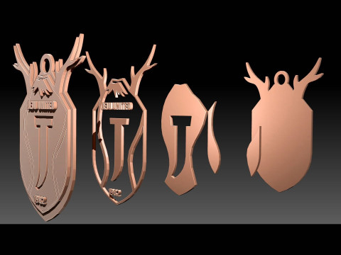 K League 1 Jeju keychain shield printable and renderable Modello di stampa 3D