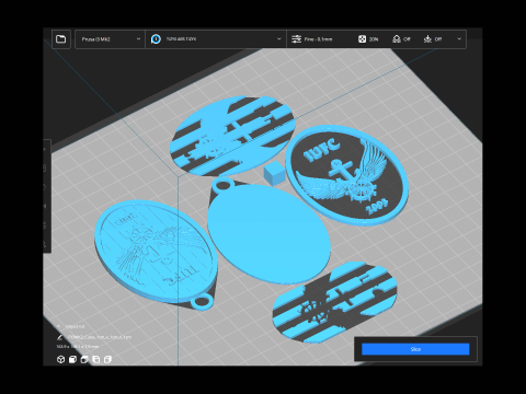 K League 1 Incheon keychain shield printable and renderable Modello di stampa 3D