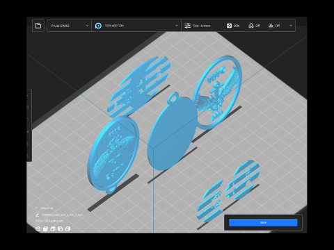 K League 1 Incheon keychain shield printable and renderable Modello di stampa 3D