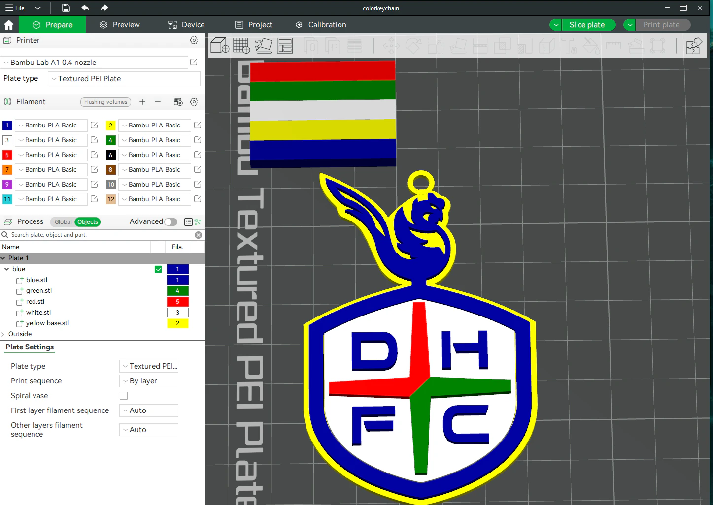 K League 1 Daejeon keychain shield printable and renderable 3D Print Model .c4d .max .obj .3ds .fbx .stl .blend 