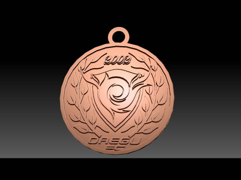 K League 1 Daejeon keychain shield printable and renderable Model do druku 3D