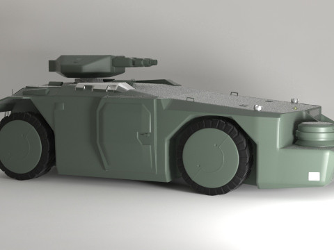 APC M577 Armored Personnel Carrier 3D 모델