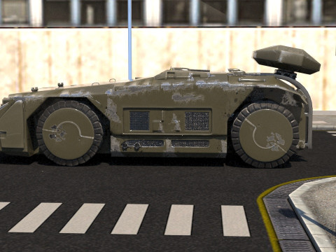 APC M577 Armored Personnel Carrier 3D 模型