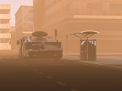 APC M577 Armored Personnel Carrier 3D 模型