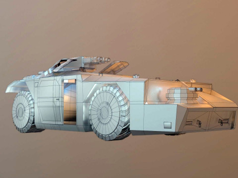 APC M577 Armored Personnel Carrier 3D 模型