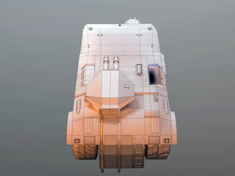 APC M577 Armored Personnel Carrier 3D 模型