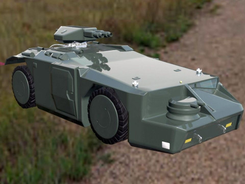 APC M577 Armored Personnel Carrier 3D 模型