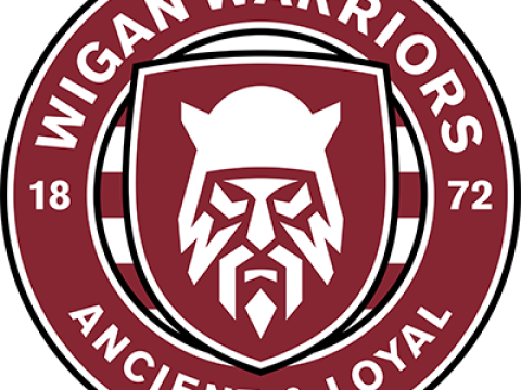 British Super League Wigan Warriors keychain badge color printable and renderable 3D प्रिंट मॉडल