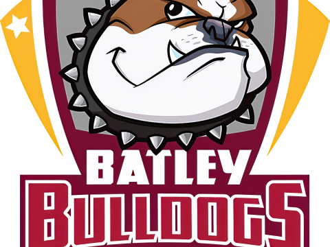 Betfred Championship Batley Bulldogs keychain badge color printable and renderable 3D-printmodel