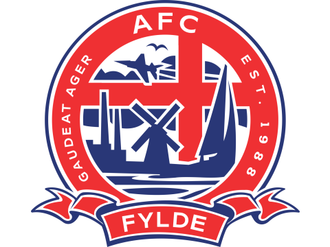 National League AFC Fylde keychain badge color printable and renderable Modello di stampa 3D