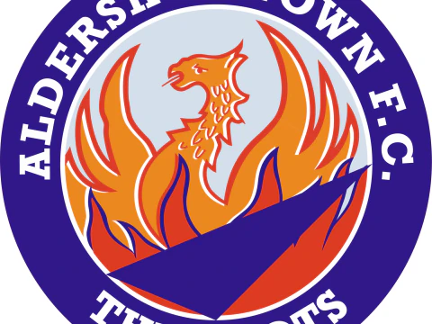 National League Aldershot Town keychain badge color printable and renderable 3D Print Model