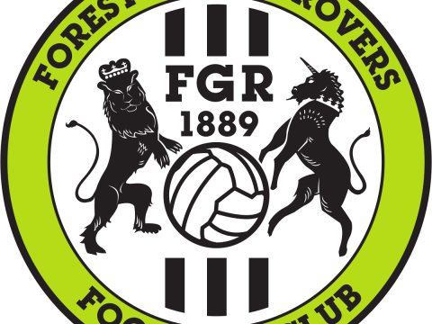 National League Forest Green Rovers keychain badge color printable and renderable Modelo de impresión 3D