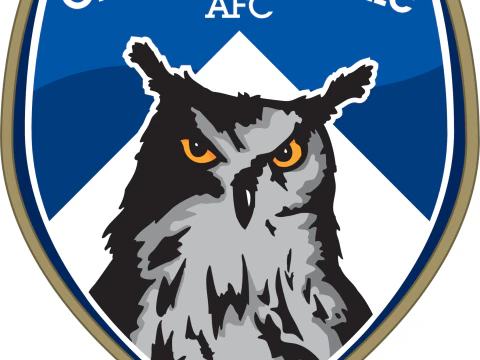 National League Oldham Athletic keychain badge color printable and renderable 3D Print Model