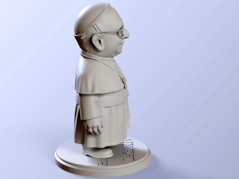 Pope Leon XIV Robert Prevost STL printable figures 3D प्रिंट मॉडल