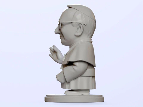 Pope Leon XIV Robert Prevost STL printable figures 3D Print Model