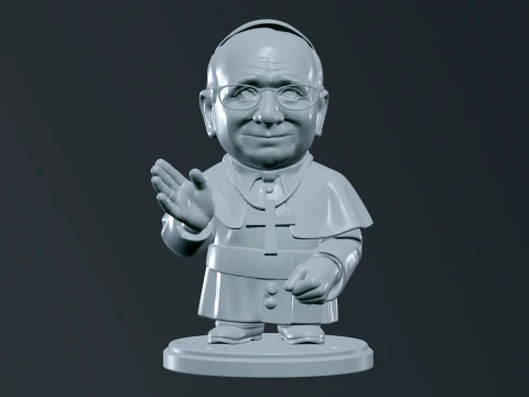 Pope Leon XIV Robert Prevost STL printable figures 3D Print Model
