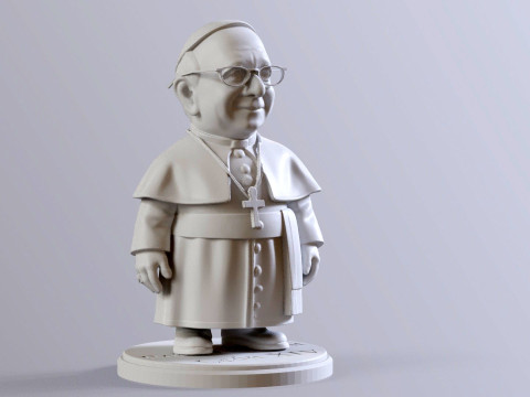 Pope Leon XIV Robert Prevost STL printable figures 3D प्रिंट मॉडल
