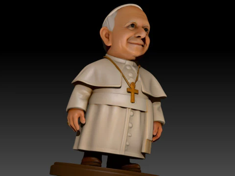 Pope Leon XIV Robert Prevost STL printable figures 3D Print Model