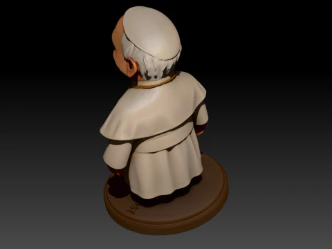 Pope Leon XIV Robert Prevost STL printable figures 3D Print Model