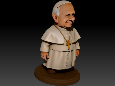 Pope Leon XIV Robert Prevost STL printable figures 3D प्रिंट मॉडल