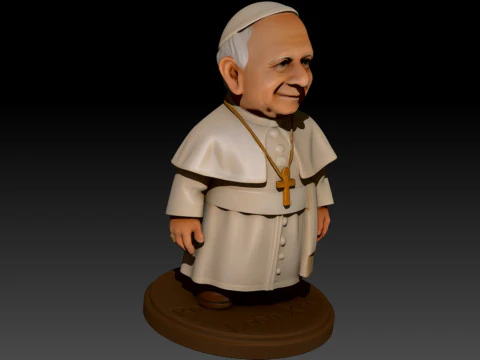 Pope Leon XIV Robert Prevost STL printable figures 3D Print Model