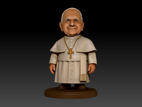 Pope Leon XIV Robert Prevost STL printable figures 3D प्रिंट मॉडल