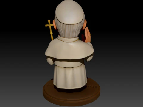 Pope Leon XIV Robert Prevost STL printable figures 3D Print Model