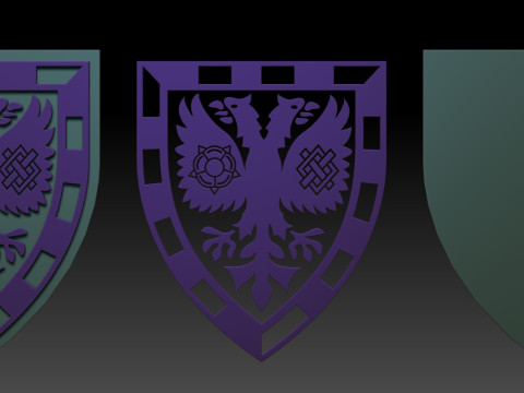 EFL League Two AFC Wimbledon Keychain Shield color printable and renderable Model do druku 3D