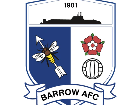 EFL League Two Barrow Keychain Shield color printable and renderable 3D Print Model