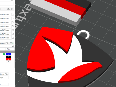 EFL League Two Cheltenham Town Keychain Shield color printable and renderable 3D Принт Модель