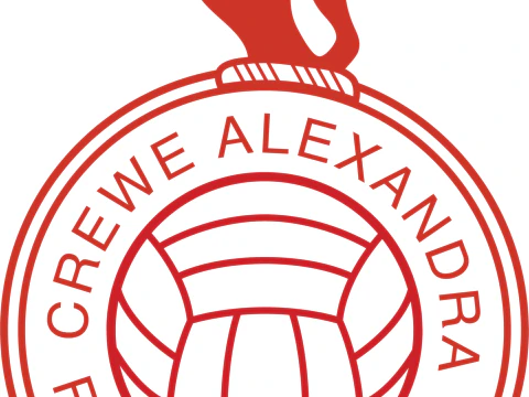 EFL League Two Crewe Alexandra Keychain Shield color printable and renderable 3D Print Model