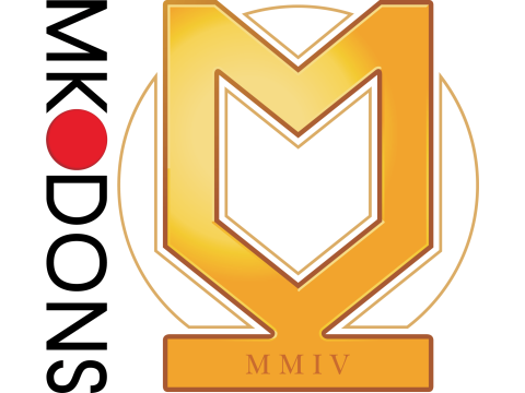 EFL League Two Milton Keynes Dons Keychain Shield color printable and renderable Model Cetak 3D