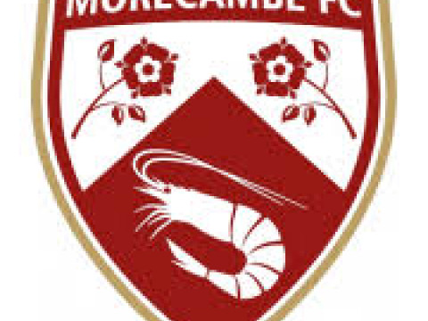 EFL League Two Morecambe Keychain Shield color printable and renderable 3D Baskı Modeli