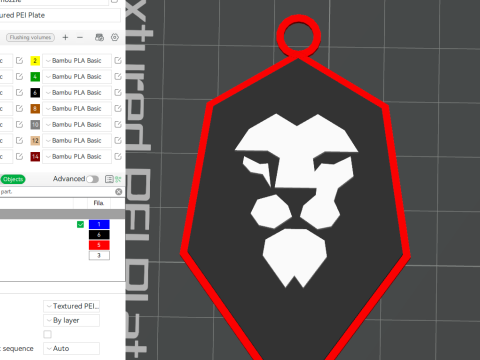EFL League Two Salford City Keychain Shield color printable and renderable 3D Print Model