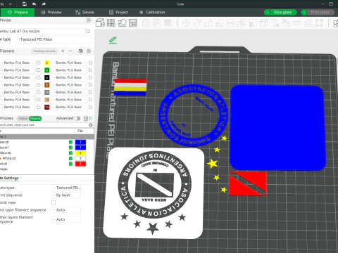 AFA River Plate club Coaster necklace and keychain Color Printable 3D Print Model