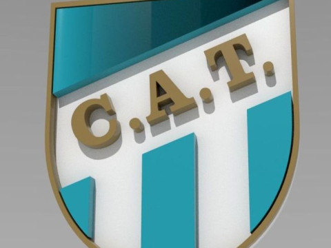 AFA Atltico Tucumn club Coaster necklace and keychain Color Printable 3Dプリントモデル
