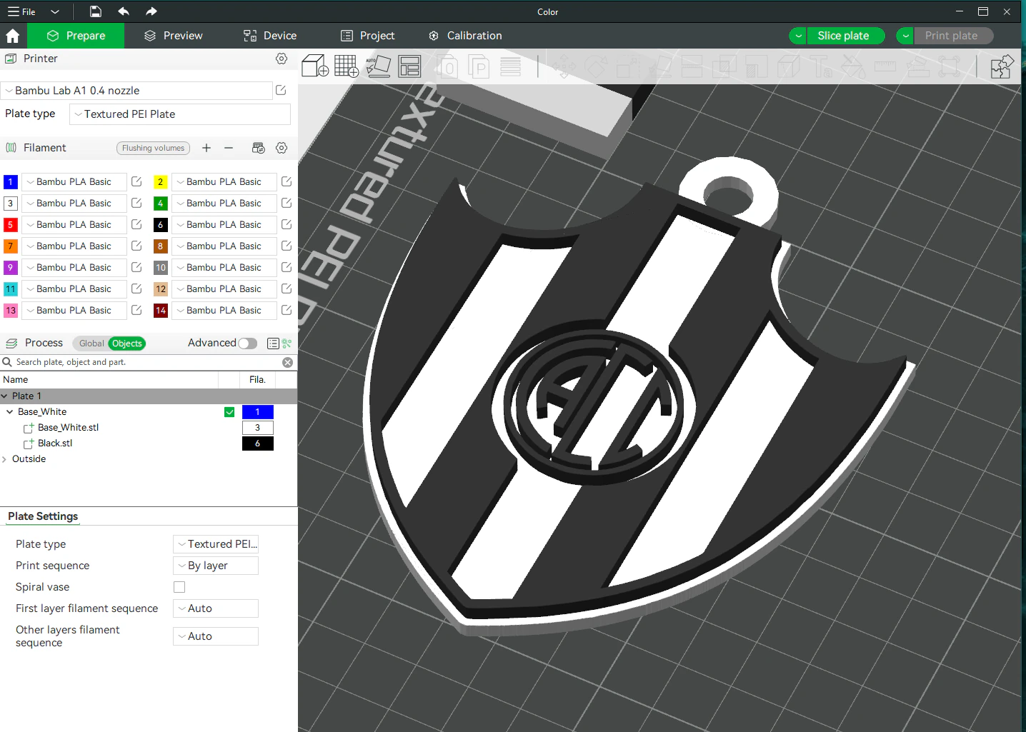 AFA Central Crdoba SDE club Coaster necklace and keychain Color Printable 3D Print Model .c4d .max .obj .3ds .fbx .stl .blend 