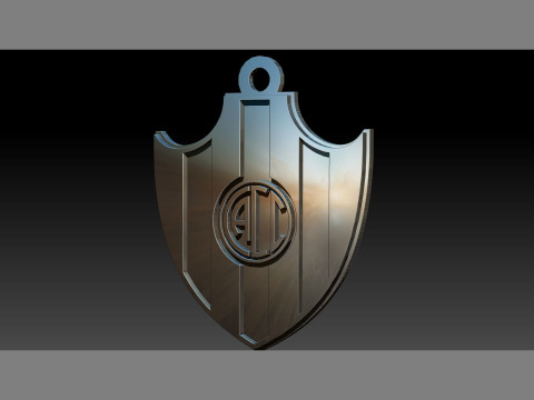 AFA Central Crdoba SDE club Coaster necklace and keychain Color Printable 3D 프린트 모델