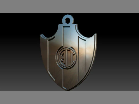 AFA Central Crdoba SDE club Coaster necklace and keychain Color Printable 3D Print Model