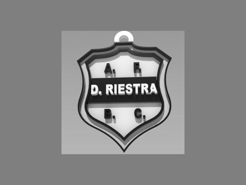 AFA Deportivo Riestra club Coaster necklace and keychain Color Printable 3D-printmodel