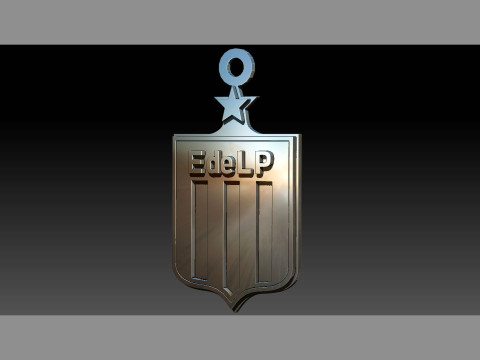 AFA Estudiantes LP club Coaster necklace and keychain Color Printable Modelo de impresión 3D
