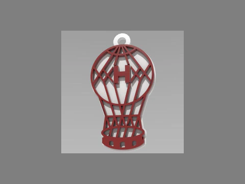 AFA Huracn club Coaster necklace and keychain Color Printable 3D Print Model